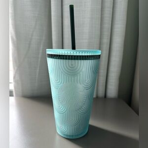 Starbucks Spring Soft Touch Green Scales 16oz Tumbler 2024 *NEW*